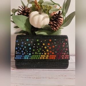 Crystal Embellished Party Clutch KURT GEIGER LONDON